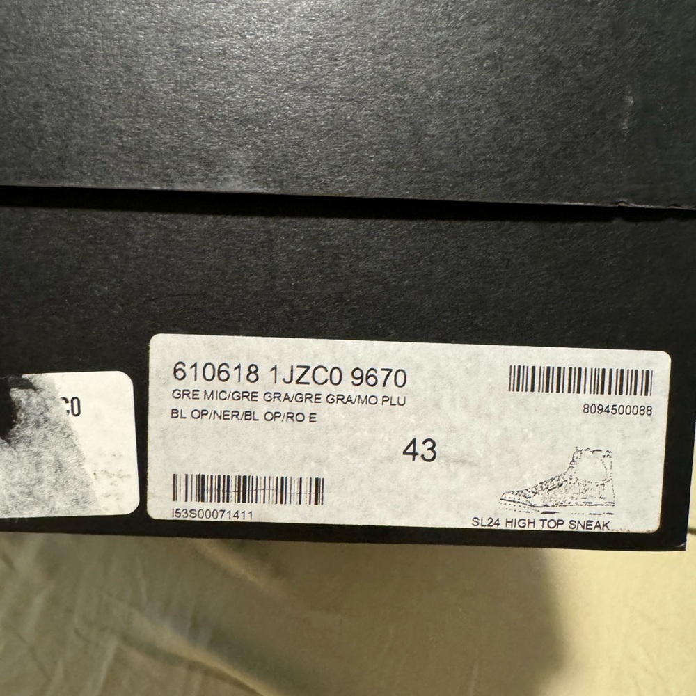 YSL high top sneakers. No longer available online. Perfect condition.